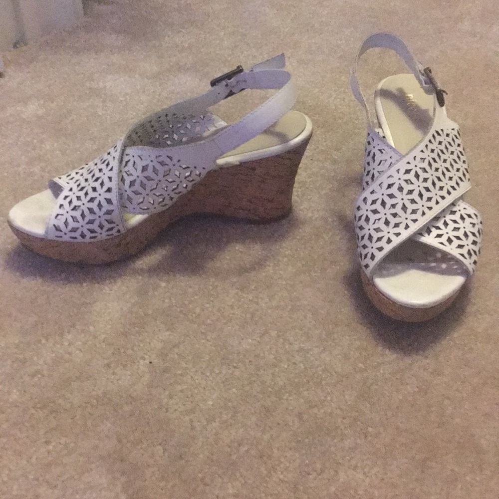 White Platform Sandals